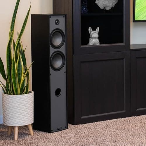 Dayton Audio Classic T65 Floor-Standing Tower Speaker Pair (Black) 7