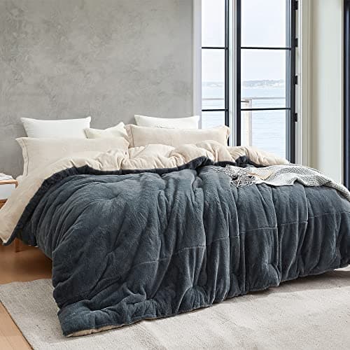 Byourbed Plumpy Pudgy Portly Chunky Bunny - Coma Inducer® King Comforter - Poppy Seed Birch