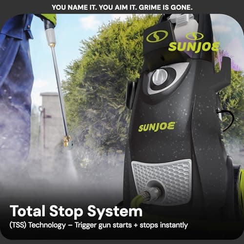 Sun Joe Electric Pressure Power Washer w/ Extension Spray Wand and Hose, 2030 PSI, 1.2 GPM, 14.5-Amp Motor - Heavy-Duty Cleaning Machine for Patios, Decks, Sidewalks & Cars, SPX3000-PK1 7