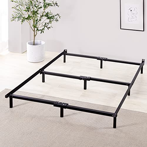 Zinus Michelle Compack 9-Leg Support Bed Frame, for Box Spring and Mattress Set, Queen, Black (AZ-SBF-07Q)