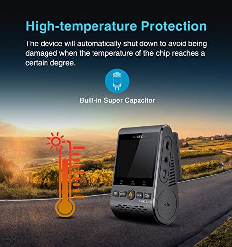 VIOFO A129 Pro 4K Dash Cam 3840x2160P Ultra HD 4K Dash Camera 8MP Sensor GPS Wi-Fi, Buffered Parking Mode, G-Sensor, Motion Detection, WDR, Loop Recording 6