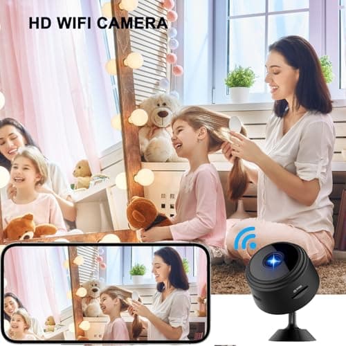 ZMDCAM Hidden Camera for Home Use, Mini Security Wireless WiFi Camera, HD 1080P Indoor/Outdoor Night Vision Nanny Cam for Baby, Pets, Compatible with Smartphone, Tablets(Video Only) 5
