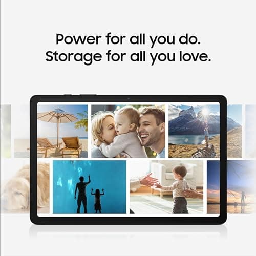 Samsung Galaxy Tab A9+ Plus 11” 128GB Android Tablet, Big Screen, Quad Speakers, Upgraded Chipset, Multi Window Display, Slim, Light, Durable, Kids Friendly Design, US Version, 2024, Graphite 5