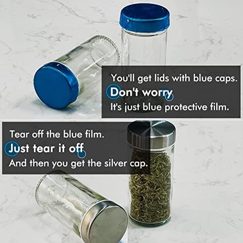 Baker Boutique Spice Rack, Spice Organizer for Countertop, Empty 20-Jars Rotating Rack, Spinning flavoring Rack Shelf, Revolving rack for Kitchen (Black) 6