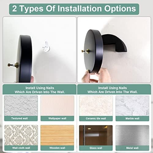 VREAONE Frameless DIY Wall Clock,Large Modern 3D Mirror Sticker kit for Home Living Room Bedroom Office Wall Decorations(Black) 7