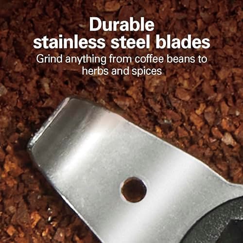 Hamilton Beach Fresh Grind Electric Coffee Grinder for Beans, Spices and More, Stainless Steel Blades, Removable Chamber, Makes up to 12 Cups, Black 5