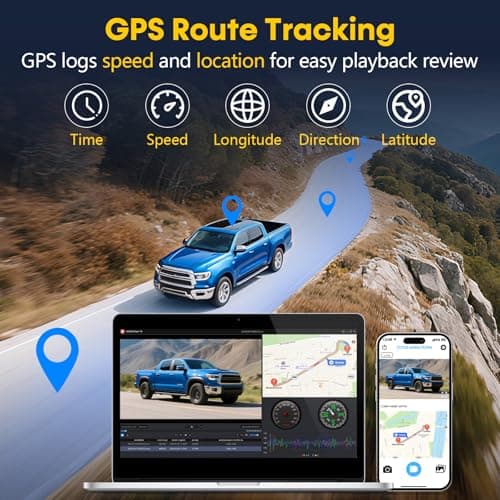 Front and Rear Dash Cam for Truck: 4K+1080P Dual Dash Camera for Pickup Ford F150 F250 Ram 1500-5G WiFi Quick Video Access 15-Min Install Record Every Moment for Accident Evidence by Befumly 7