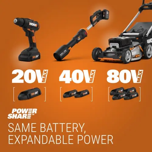 WORX Hydroshot 20V Power Share 320 PSI Portable Power Cleaner -WG620 (Battery & Charger Included) 7