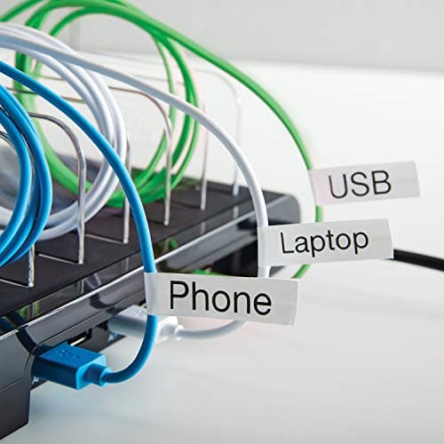 DYMO Label Maker with Adapter LabelManager 420P High-Performance Label Maker Rechargeable PC and Mac Connectivity Bright Backlit Display Easy-to-Use Portable For Home & Office Organization 6