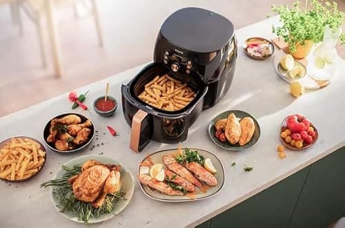 Philips Premium Smart Sensing Digital Airfryer XXL with Fat Removal Technology | 3lb/7qt | Black | HD9867/16 (Renewed) 8
