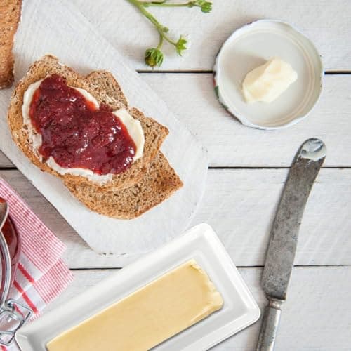 Butter Dish with Lid,WERTIOO Butter Dish With Lid for Countertop,7.6" x 3.3" Butter Tray,Butter Holder for 1 Stick.Textured Tray Butter Keeper for Non Slip Storage,Ceramic - White 6