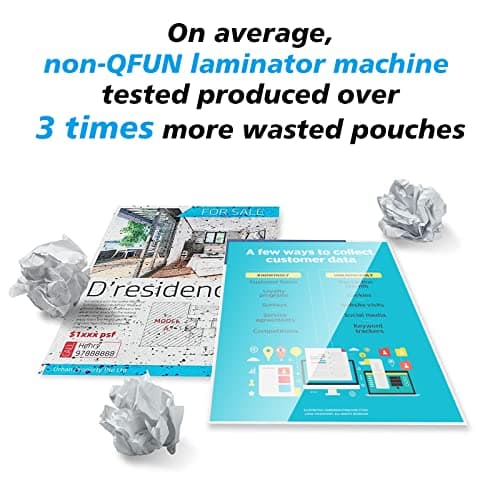 Laminator Machine 13-Inch Thermal Lamination with Laminating Sheets 9 in1 Office Desktop Laminate Machine, Portable A3 Laminater for Teachers Personal 60S Warm-Up Never Jam 8