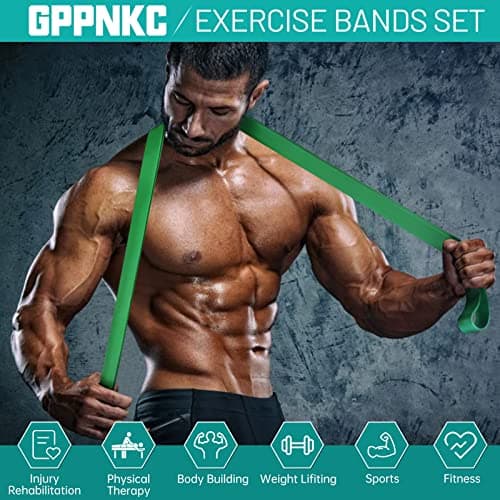 Resistance Band, Pull Up Bands, Pull Up Assistance Bands, Workout Bands, Exercise Bands, Resistance Bands Set for Legs, Working Out, Muscle Training, Physical Therapy, Shape Body, Men and Women 5