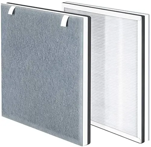 Leemone Vital 100 Replacement Filter Compatible with LEVOIT Vital100 Air Purifier and VAVA VA-EE004 Air Purifier, True HEPA High-Efficiency Activated Carbon, Vital 100-RF, 2 Pack