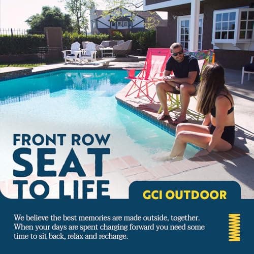 GCI Outdoor Comfort Pro Rocker Camping Chair | Portable Folding Rocking Chair with Durable Armrests & Drink Holder — Sweet Tea 6