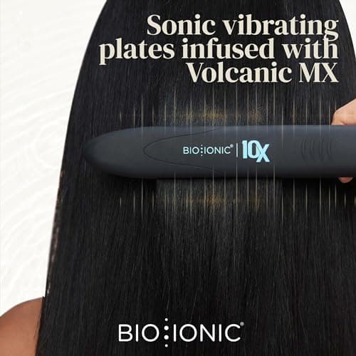 Bio Ionic 10X Styling Iron, 1" Hair Straightener with Moisturizing Heat Technology, Flat Iron for 10-Minute Styling, Hair Straightener and Curler 6