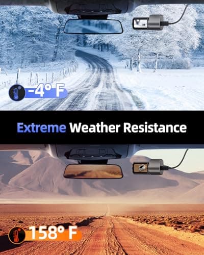 Dash Cam Front 4K - 1.5" IPS Display & 5G WiFi & 64G Card, 360° Rotation Mini Dashcam, Car Camera with WDR Night Vision, 24H Parking Mode, G-Sensor, Loop Recording,170° Angle, Dash Camera for Cars 9