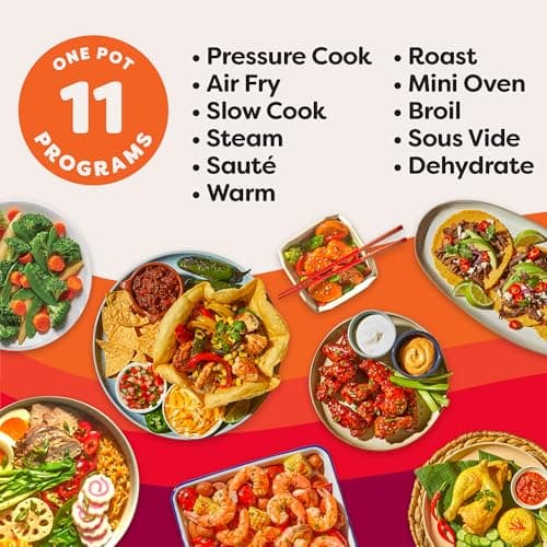 Instant Pot Pro Crisp 11-in-1 Air Fryer and Electric Pressure Cooker Combo with Multicooker Lids that Air Fries, Steams, Slow Cooks, Sautés, Dehydrates, & More, Free App With Over 800 Recipes, 8 Quart 3