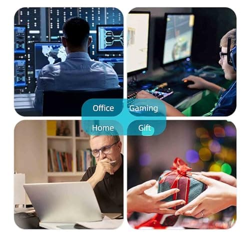 IMAYONDIA Pink Kawaii Desk Pad, Cute Moon Bunny Desk Mat Computer Pad Desktop,Laptop Protector Aesthetic Anime Mousepad Writing Pad for Office Home School,Large Gaming Mouse Pad Tarot Mat,31.5 X 11.8 8