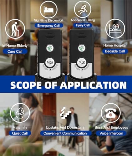 2 Way Voice Intercom - Super Long Range Wireless Intercom System for Home 8