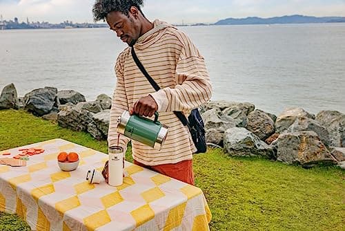 STANLEY Classic Stay-Hot French Press Coffee Maker 48 oz | 5 Minute Brew, 4 Hours Hot | Mesh Filter for Coffee Grounds | Insulated Stainless Steel French Press | BPA-Free | Hammertone Green 7