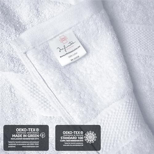 Infinitee Xclusives Jumbo Bath Sheets Towels for Adults – 600 GSM (35X70 Inches)– 100% Ring Spun Cotton, Soft and Absorbent Large Bath Towels for Bathroom 5