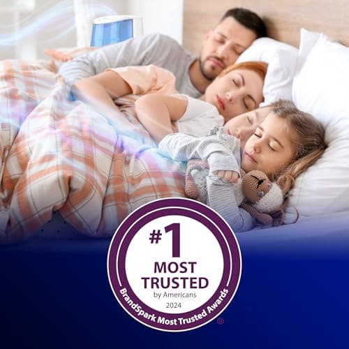 Vicks Warm Mist Humidifier Filter‑Free 1 Gal Tank, Auto Shut‑Off, Night Light, VapoPad and VapoSteam Compatible 7