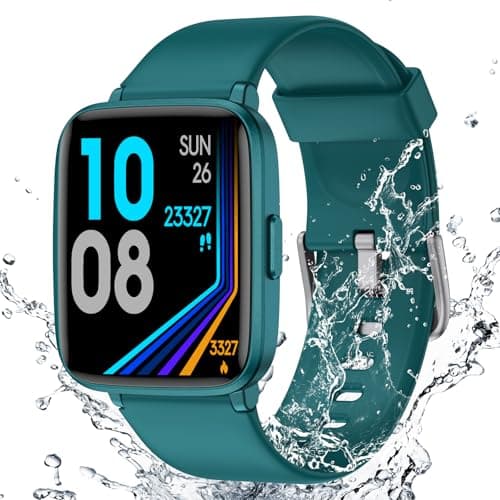 LIVIKEY Fitness Tracker Watch with Heart Rate Monitor, Activity Tracker with Pedometer, Sleep Monitor, Calories & Step Counter, IP68 Waterproof Smart Watches for Women Men Fitness Watch for Sports 8