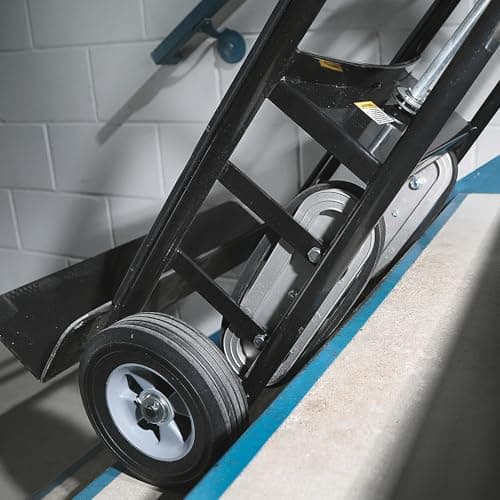 Appliance Hand Truck 800 Lb Capacity, Heavy Duty Carbon Steel Dolly with Ratcheting Belt, 8 in. Solid Rubber Wheels, 58-1/4 in. H, Moving Dolly for Refrigerator, Washer, Dryer and Furniture 9