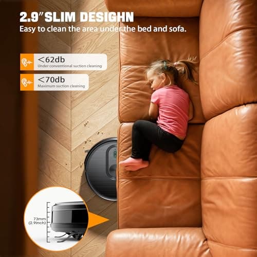 XIEBro Robotic Vacuums Cleaner with 3200Pa Max Suction WM7 6