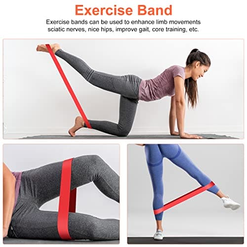 5 in 1 Foam Roller Set: Trigger Point Roller, Yoga Stick, Massage Ball, Fitness Stretching Strap, Carrying Bag, Towel for Deep Muscle Massage, Pilates and Yoga 5