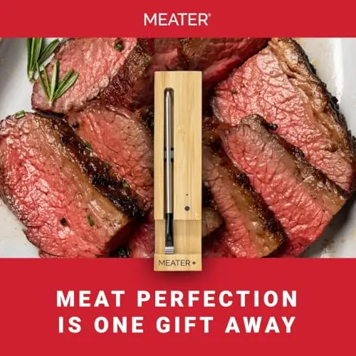 MEATER Plus: Smart Bluetooth Wireless Meat Thermometer Digital | BBQ, Grill, Oven, Smoker, Air Fryer, Kitchen | Perfect for Steak, Chicken, Turkey, and More | Delicious Recipes in App 9