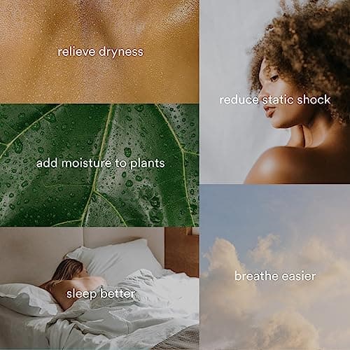 Homedics Ultrasonic Humidifier, Bedrooms and Home Offices, 0.97-Gallon Tank, 45-Hour Runtime, Visible Ultra-Quiet Cool Mist, Aromatherapy, Demineralization Cartridge, Night-Light, Auto-Off, White 8