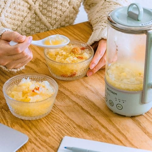 BUYDEEM K313 Travel Electric Kettle, Mini Healthy-Care Beverage Kettle, Tea Maker with Heat Resistant DURAN® Glass & Durable Pro 18/10 Pro Stainless Steel, 0.6L, Cozy Greenish 5