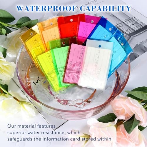 10 Pack Luggage Tags for Suitcases, Airplane Travel Essentials for Flying, International Travel Must Haves, and Luggage Accessories by Sodsay 6