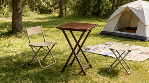 CNEIESD 19 x 14.5 x 26 Inch Folding Side Table, Sturdy Solid Wood & X-Frame for Living Room, Use as a TV Tray, Folding Tray Table or TV Dinner Tray Table 8