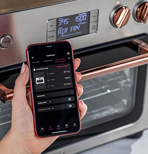 Café Couture 14-Mode Smart Oven with Air Fry, CrispFinish, Bake, Broil, Roast, Toast, Pizza & More - WiFi Connected, Voice Control Compatible - Countertop Appliance in Steel Silver (Renewed) 5