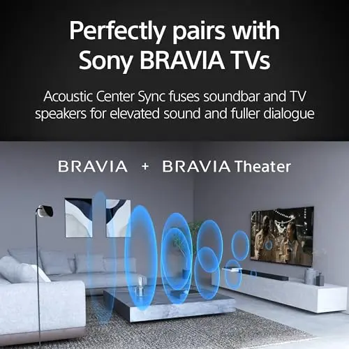 Sony BRAVIA Theater Bar 9 Soundbar for TV Surround Sound Home Theater with 13 Speakers, Dolby Atmos/DTS:X, 360 Spatial Sound Mapping, HDMI 2.1 and Supports Spotify Connect/Apple AirPlay (HT-A9000) 9