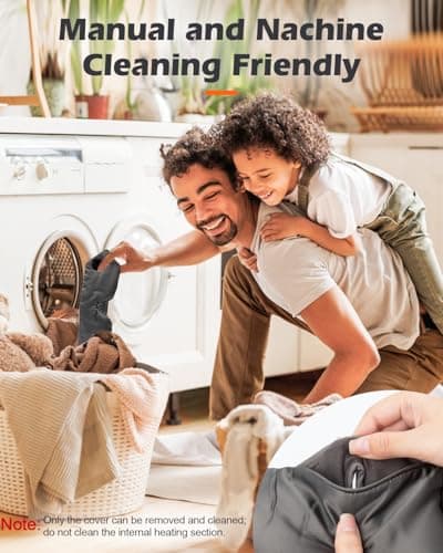 Silk Cordless Heated Eye Mask, Washable Sleep Mask Warm Compress Mask Soft Pressure Free Shade Blindfold Electric Eye Heating Pad for Blepharitis Sinus Stye Gifts for Men Women (Grey) 7