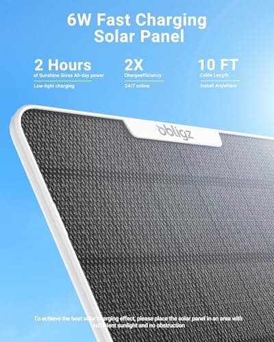 obligz AOV Security Camera Wireless Outdoor, 24/7 Continuous Recording Camera for Home Security, 2K Solar Cameras Wireless Outdoor, 360°PTZ with Night Vision,Auto Tracking,64G Local Storage(Included) 9