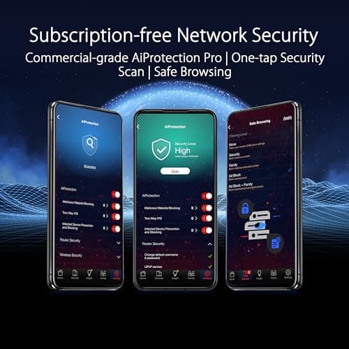 ASUS ROG Rapture GT-BE98 PRO First Quad-Band WiFi 7 Gaming Router supports 320MHz, Dual 10G Port, Triple-level Game Acceleration, Mobile Game Mode, Subscription-Free Security, AiMesh, and VPN features 8