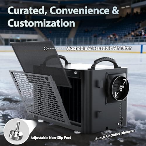 Airzentti 155 Pints Commercial Dehumidifier for Basement with Pump and Drain Hose, Large Space Dehumidifier for Crawl Space, Attic, Garage, Home, Industrial, Water Damage, Auto Defrost, Energy Star 6