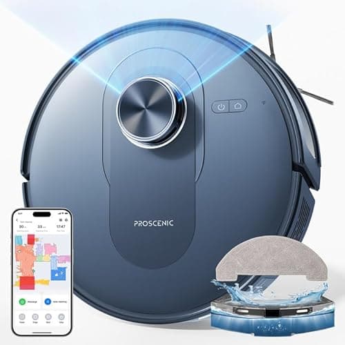 Proscenic Q8 Robot Vacuum and Mop Blue
