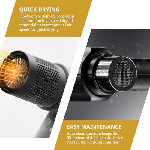 Wahl Professional Vanquish Hair Dryer, Controlled Airflow, SmoothTone Motor, 4 Heat & 3 Speed Settings, Auto-Clean Function, Lightweight, Slim Design 5