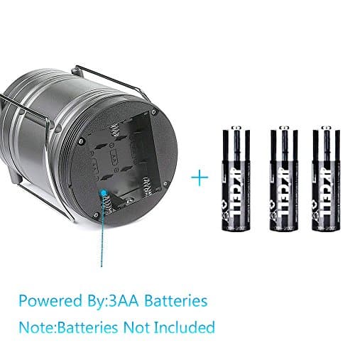 2 Pack Camping Lantern 500 Lumens Collapsible Portable LED Lantern for Emergency, Hurricane, Storms, Outage 3