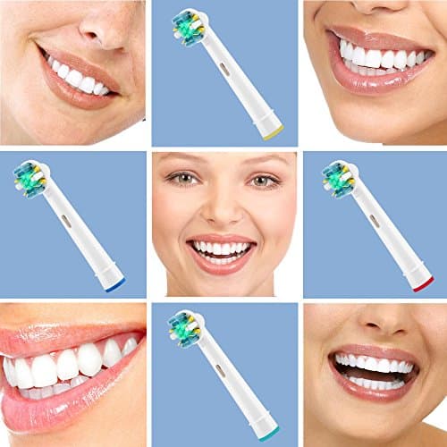 Toothbrush Replacement Heads Refill for Oral Electric Toothbrush Pro 1000 Pro 3000 Pro 5000 Pro 7000 Vitality Floss Action,8 Count with Covers 6