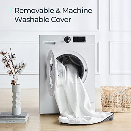 LINSY LIVING Mattress Topper Twin XL, 4 Inches Gel Memory Foam Mattress Topper, Removable & Washable Cover, Non-Slip Deisgn, CertiPUR-US Certified, Twin XL Size 5