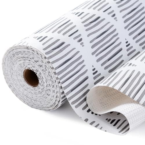 CLENAT Drawer and Shelf Liner for Kitchen Cabinets, Non-Adhesive Strong Grip Thickened Cabinet Liners for Shelves, Non-Slip Mats Shelving Paper Protect Cupboard, Dresser, Pantry | Gray, 11.8" x 10FT