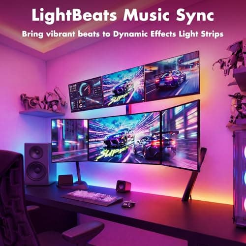 ERBTY IC Smart RGB LED Strip Lights, 65.6FT LED Lights for Bedroom, App Control/Remote Control, Music Sync, DIY Design, Rainbow Chasing Effects, Strip Lights for Home, Party Decor 5