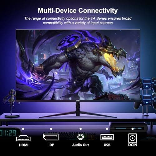 DJiEX 27 inch Gaming Monitor 1920x1080p 180Hz, FHD, GTG Vertical with Freesync Eye-Care Technology HDMI,VESA Compatible,for Gaming Home Office 8